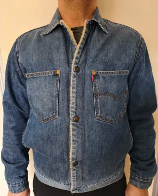 Cazadora vaquera Levi's borrego