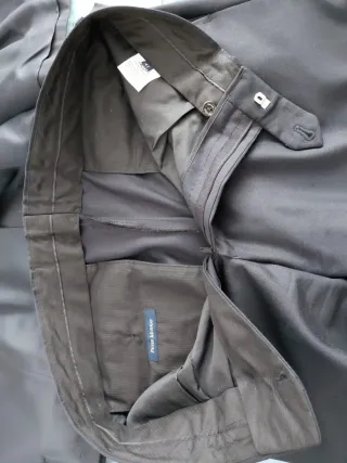 Traje de chaqueta azul hombre.