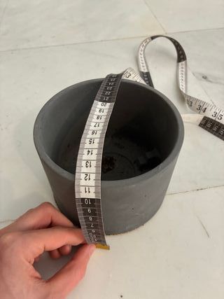 Lote 3 Macetas Cerámica y Plástico