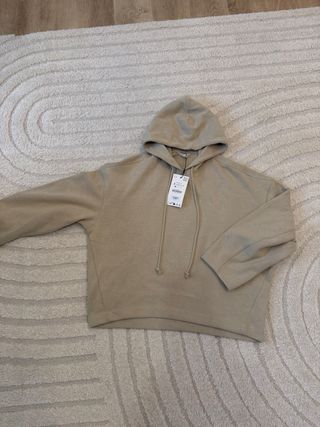 Sudadera Zara Beige