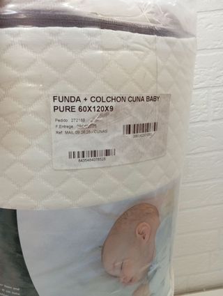 Colchón cuna 120x60x9 cm