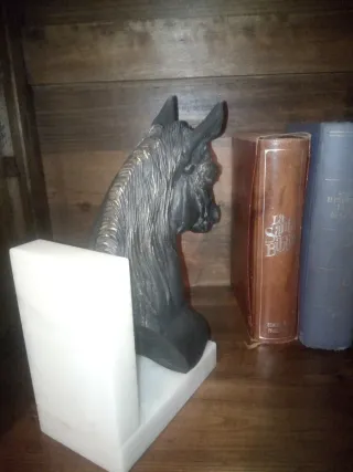 Sujetalibros Vintage Cabeza de Caballo