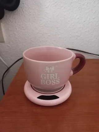 Calentador Tazas USB Rosa