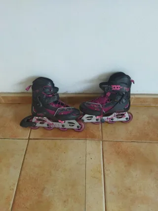 Patines en línea ajustables + funda