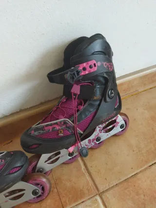 Patines en línea ajustables + funda