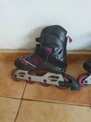 Patines en línea ajustables + funda