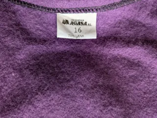 Chaqueta traje casera Magasa "Chambra" Morada