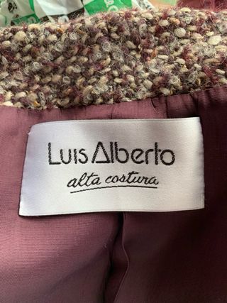 Traje de chaqueta y falda tweed