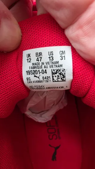 Zapatillas deportivas Puma Rojas