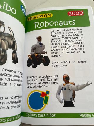 Libro Robots para niños: 4 modelos para armar