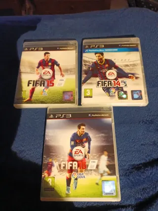 Pack FIFA 14, 15 y 16 PS3