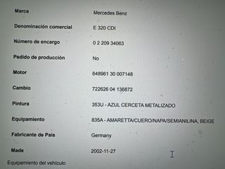 Mercedes-Benz Clase E 2002