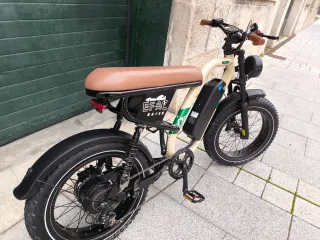 Bicicleta Eléctrica Onesport W66 Café Racer