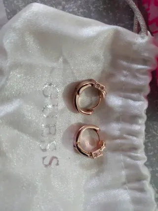 Pendientes Guess Oro Rosa Nuevos