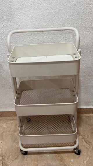 Carrito Organizador Blanco 3 Niveles