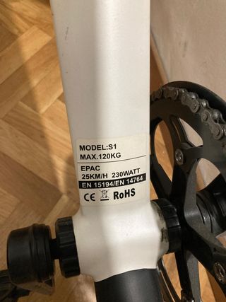 Bici Eléctrica Urbana SPINTA Corso Blanca