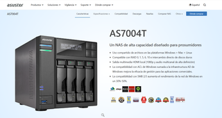Potente Servidor NAS ASUSTOR AS7004T Nuevo