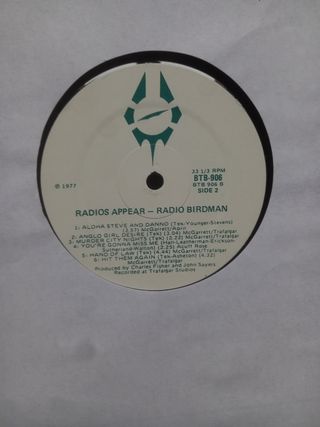 Radio Birdman - Radios Appear Vinilo LP