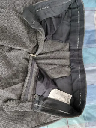 Traje de chaqueta gris hombre