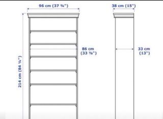 Librería vitrina Ikea LIATORP