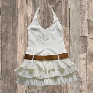 Vestido mini cuello halter