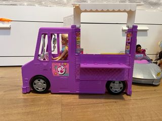 Camión Comida Barbie + Coche + Caballos
