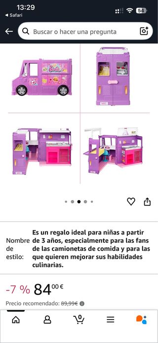 Camión Comida Barbie + Coche + Caballos