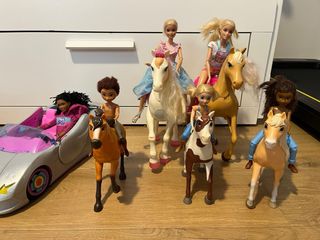 Camión Comida Barbie + Coche + Caballos