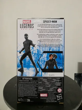 Spider-Man 3 Black Suit Marvel Legends Action Figu