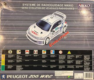 Coche teledirigido Nikko 206 WRC / Nunca usado