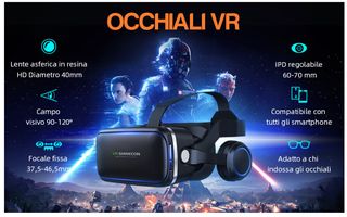 Visore VR SHINECON Occhiali Realtà Virtuale 3D