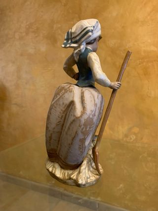 Figura Lladró Compartiendo la Cosecha