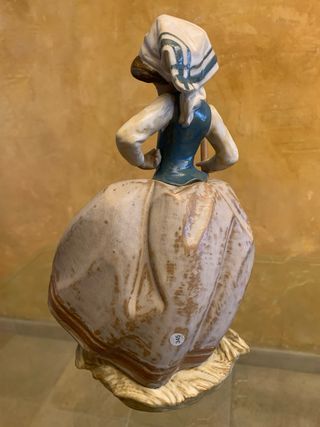 Figura Lladró Compartiendo la Cosecha