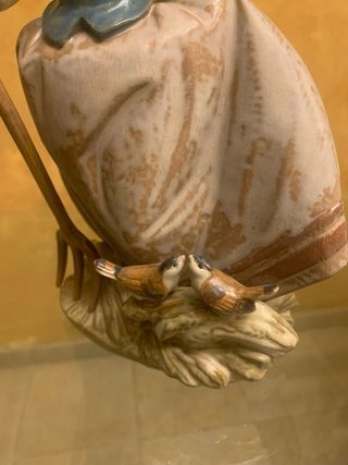 Figura Lladró Compartiendo la Cosecha