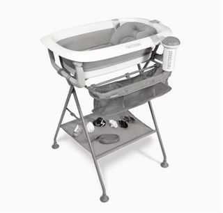 Bañera plegable para bebé con soporte