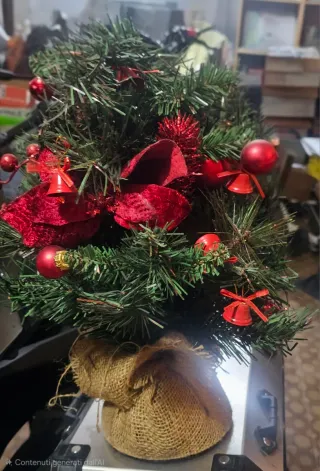 Piccolo Albero di Natale Decorato