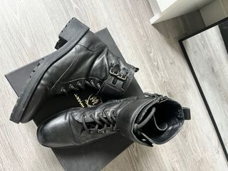 Botines piel Massimo Dutti Negro Talla 38