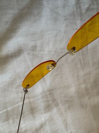 Occhiali da sole lenti piccole gialle