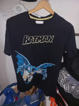 Lote 2 Camisetas Batman y Minecraft