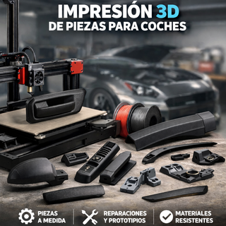 Servicio impresión 3d piezas vehículos