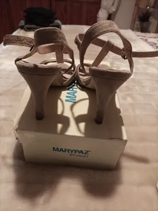 Sandalias Marypaz serraje marrón