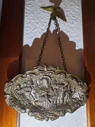 Placa Decorativa Bronce Romana