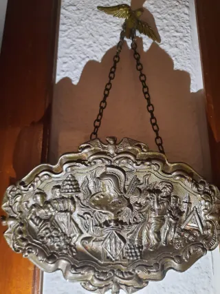 Placa Decorativa Bronce Romana