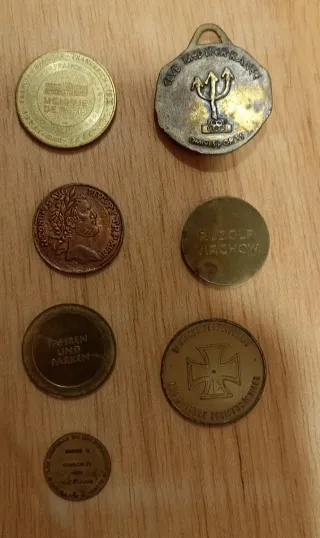 Lote de 17 medallas para coleccionismo