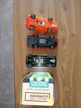Lote 3 Coches Scalextric Exin