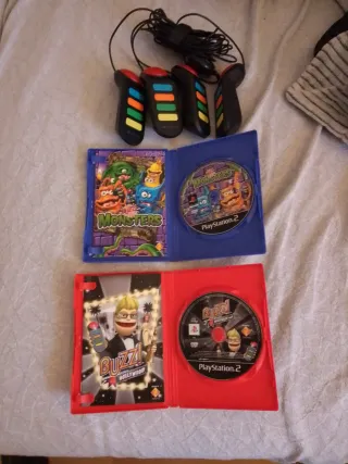 Buzz! Hollywood y Buzz! Monstruos PS2