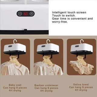 Secador Ropa Portátil Plegable Temporizador