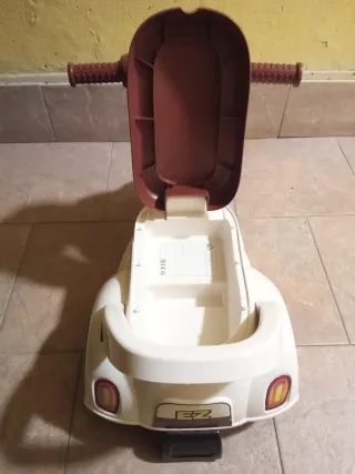 Correpasillos Moto EZ Play Blanco y Marrón