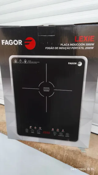 Placa Inducción Fagor, modelo Lexie de 2000W