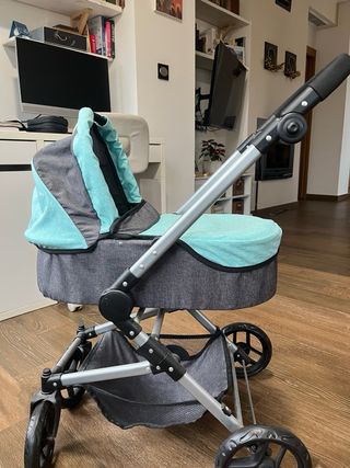 Carrito bebé 3 posiciones plegable